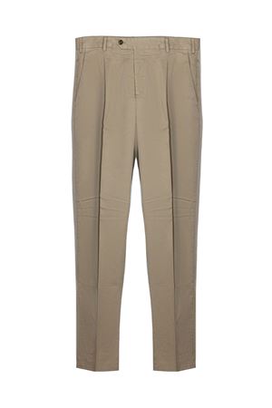 Pantalone in cotone nocciola PT TORINO | COZTUFZA0CL1PU42Y121